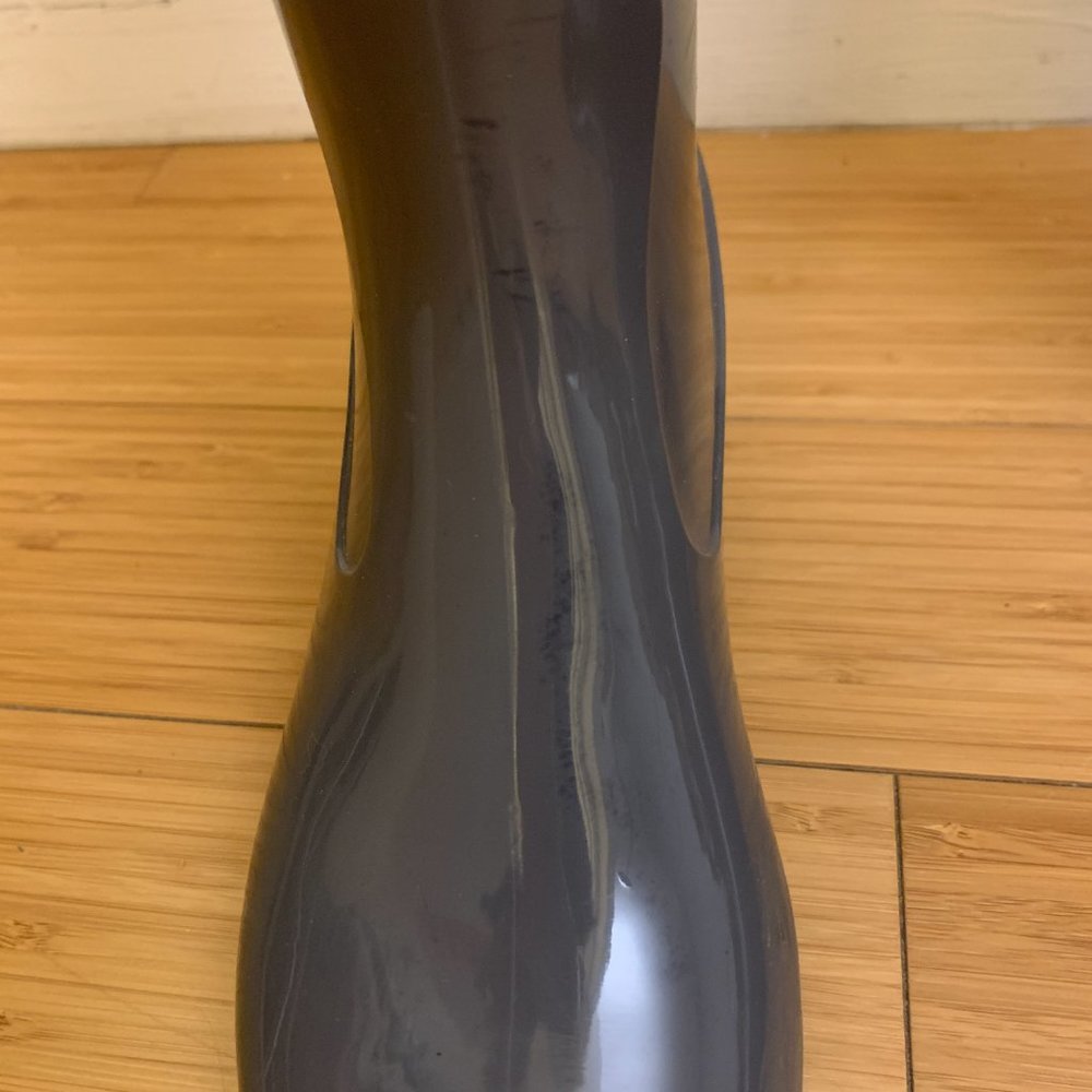CHANEL Interlocking CC Logo Rubber Rain Boots - Picture 10 of 11